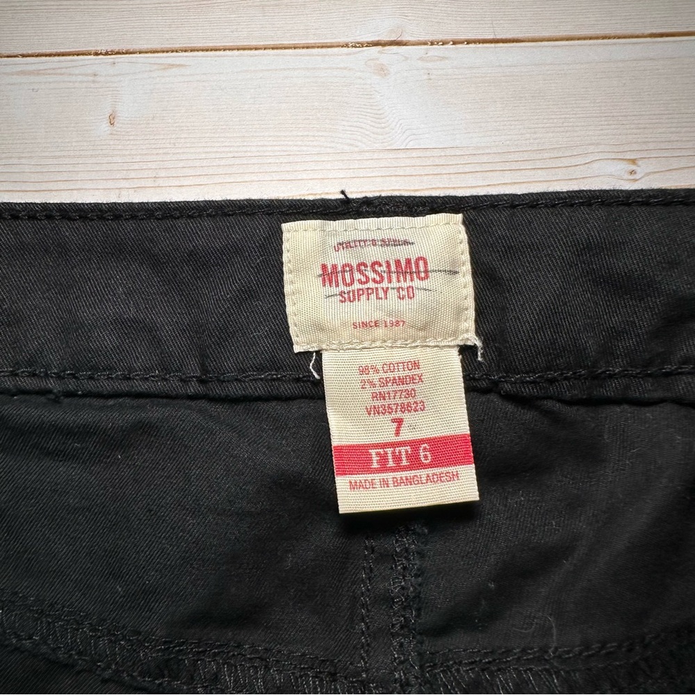 Mossimo Supply Co. Black Jean Shorts - Picture 3 of 3